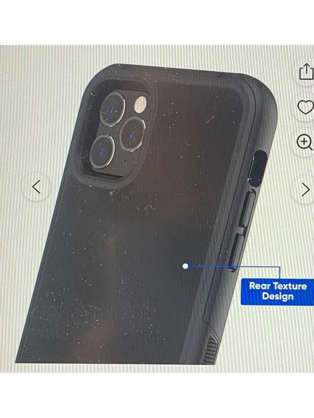 Onn Slim Rugged Case for iPhone 11/11 XR Black